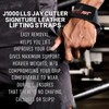 Schiek Sports Leather Lifting Straps Model 1000LLS by Jay Cutler