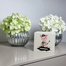Black money box made of wood with piggy motif, great money box for those who want to save their black money, piggy pig, black money, black money