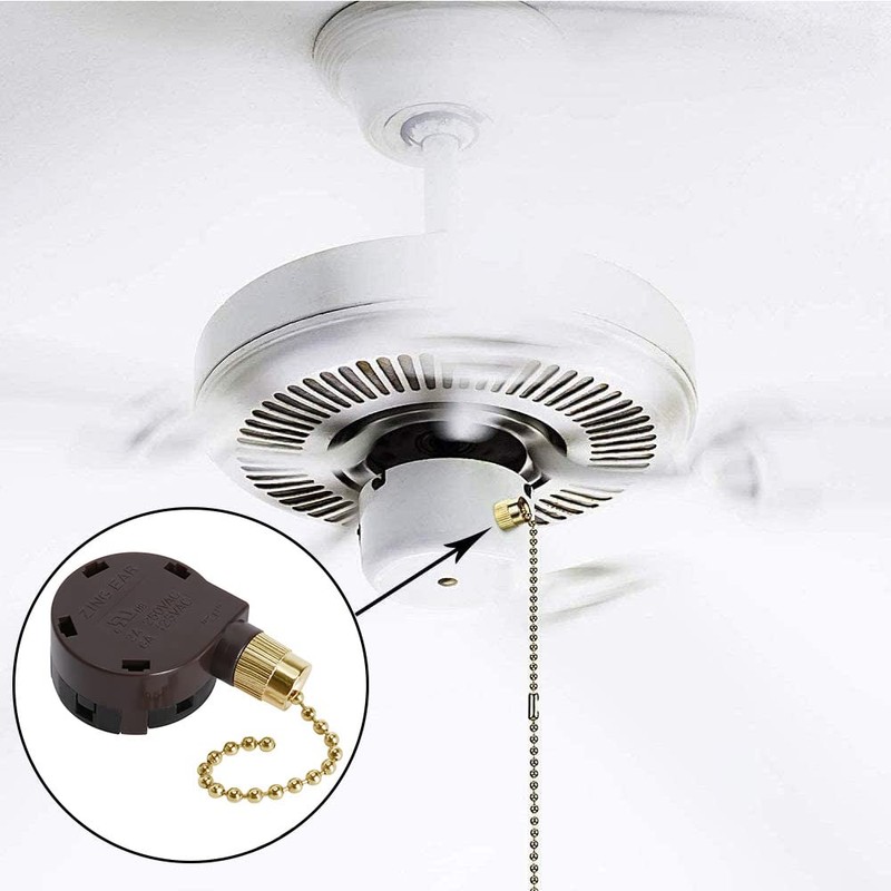 Ceiling Fan Switch Zing Ear ZE-268S5, 4 Speed 5 Wire