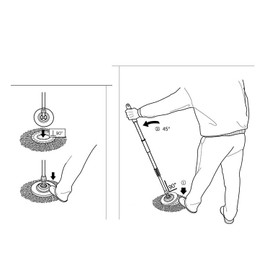 12 Pack Mop Replacement Heads Compatible with Spin Mop, Microfiber Spin Mop Refills, Easy Cleaning Mop Head Replacement