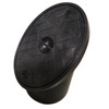 SHMOX Underground Drainage Oval Rodding Point - Plastic 110mm Black