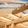 20 Pack 18-Gauge Hurricane Ties for Rafter, Heavy Duty Hurricane