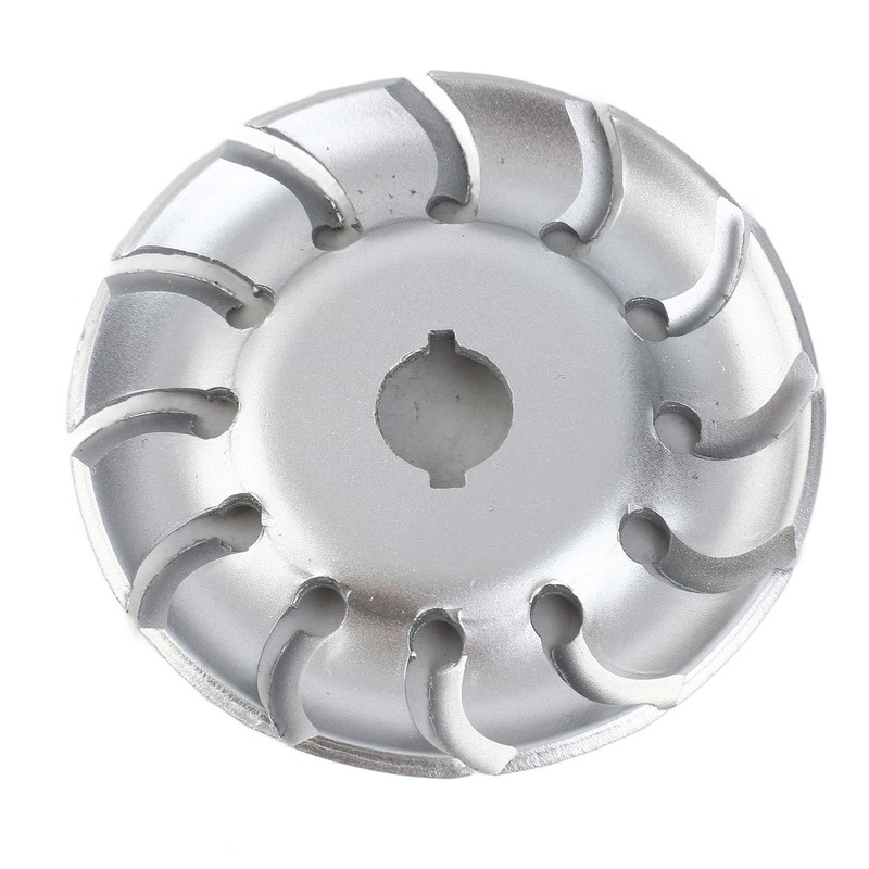 90mm 12 Tooth Polishing Disc Silver Wheel Manganese Steel Woodworking