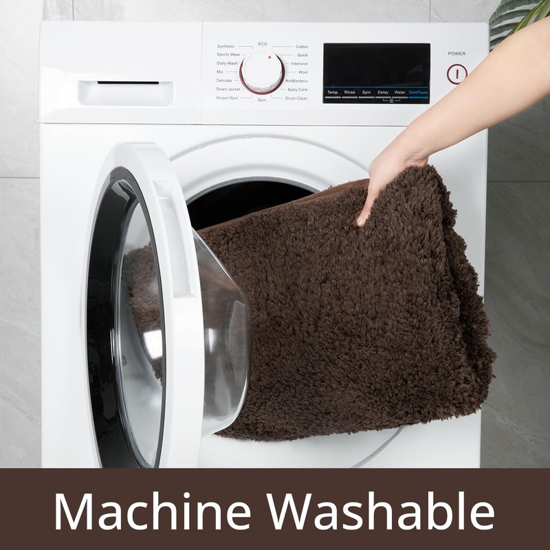 LOCHAS Bathroom Rug Runner 24x60 Inch, Soft Thick Absorbent Microfiber