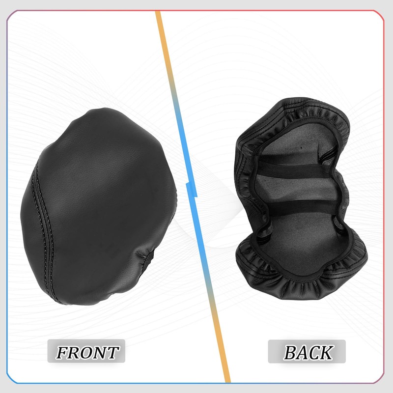 MUXEE Armrest cover，for Kia stinger 2017-2024, Microfiber Leather，Scratch Leather Middle