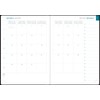 EasySlim 15x21 schwarz 2025: Kalender im Schreibtischformat
