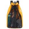 WANDF Swim Bag Mesh Drawstring Backpack Beach Backpack for Swimming,