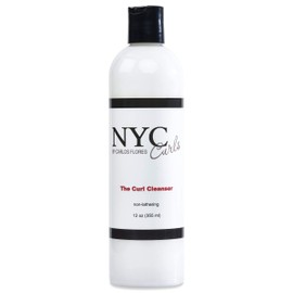 NYC Curls The Curl Cleanser | Best Sulfate Free Shampoo Alternative for Curly, Coily, & Wavy Hair | Zero Lather & Color Safe | Sulfate Free & Vegan | 12 FL OZ