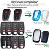 Lcyam Key Fob Cover Fits for Toyota 2026 2025 Sequoia