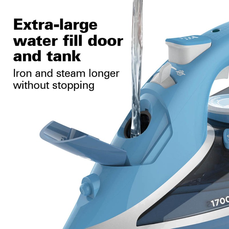 Hamilton Beach Steam Iron for Clothes & Garment Steamer with
