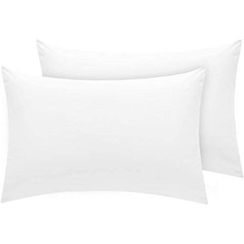 Extra Deep Fitted Sheet 40 cm 16 Inch 400 Thread Count 100% Egyptian Cotton Sateen, King Size Housewife Pillow Cases - White