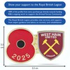 Royal British Legion West Ham United Poppy Football Pin 2025