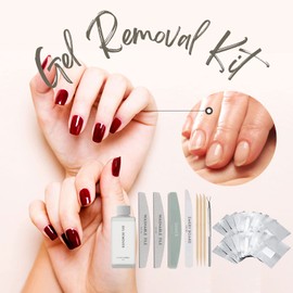 Mine Nail Gel Nail Off Kit (Gel-Off, Acetone Remover, Made in Japan, 3.4 fl oz (100 ml), Gel Removal, Instructions Included (English Language Not Guaranteed), Nail Salon, Professional, Made in Japan, Scalp, Acrylic Nails