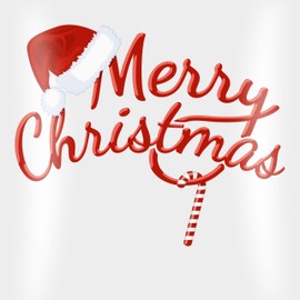 Cushion 40 x 40 cm Decorative Cushion - Christmas Cushion Gifts - Merry Christmas Candy Cane - 40 x 40 cm - White - with Christmas Motif Christmas Crismas Christmas Candy Canes