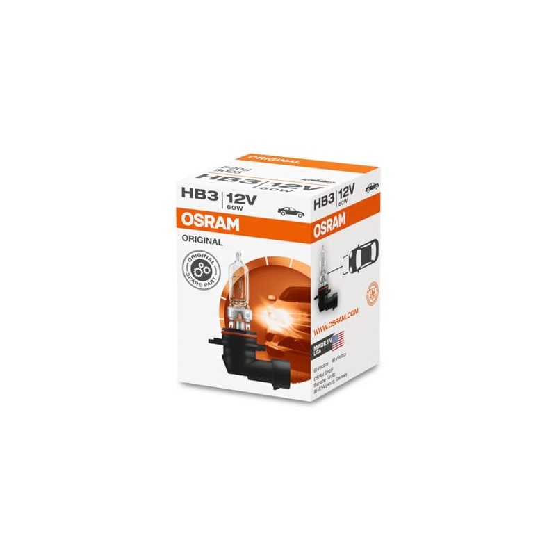OSRAM Original 12V HB3 halogen headlamp bulb 9005 1 piece