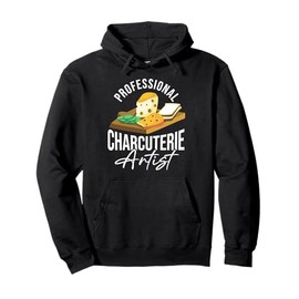 Charcuterie Meat Lover Food Items Charcuterie Board Artist Pullover Hoodie