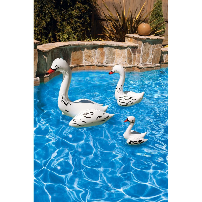Poolmaster Swan Family Pool Décor (All 3 Sizes)