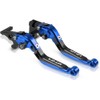 R QIANKONG MT07 Brake Clutch Levers Set Foldable Extendable CNC