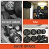 SunVFaFa Tire Rack Wall Mount, 10 Inch Large Garage Hooks