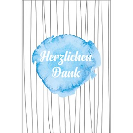 Pack of 4 Premium Thank You Cards (Folding Cards) with 4 Envelopes, Thank You, Cards, Thank You Cards, Wedding, Birth, Baby, Christening, Farewell, Birthday, Anniversary