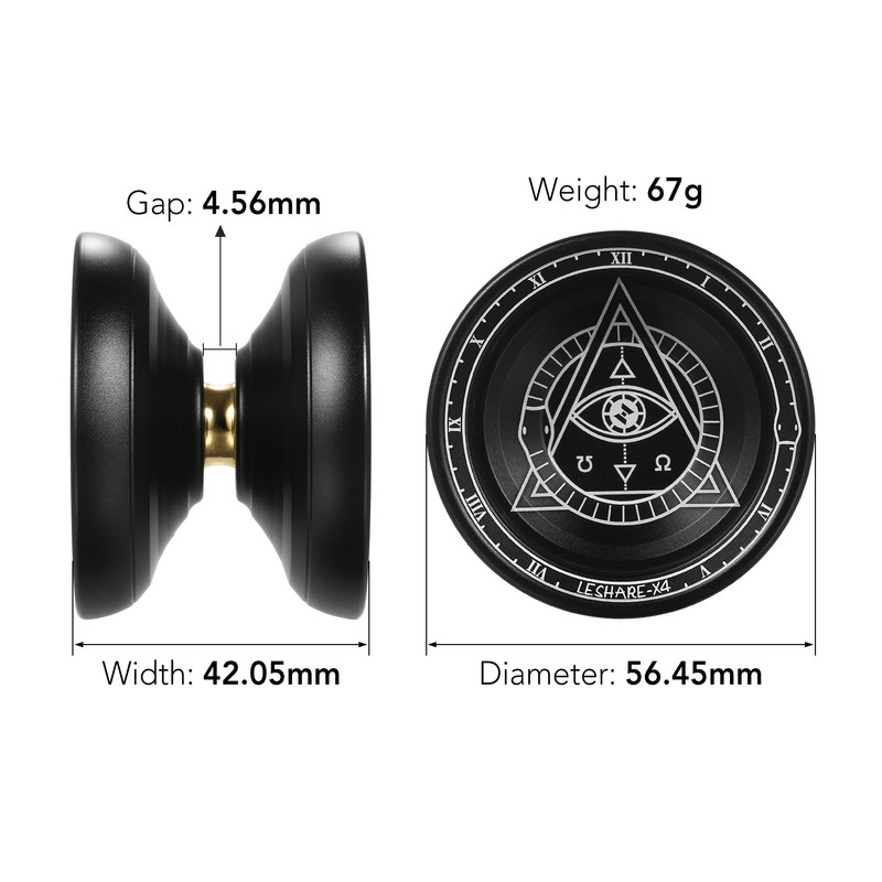 Professional Yoyo Competitive Aluminum Yoyo Ball Yo Yo Gift with