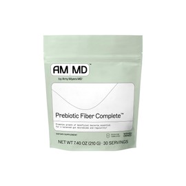 Amy Myers MD Prebiotic Fiber Powder - Gut Support - Organic Acacia Fiber - Keto Friendly - Gluten Free, Egg Free, Non-Dairy, Non-GMO - 30 Servings