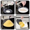 MsMk 11 inch Nonstick Crepe Pan, Titanium and Ceramic Nonstic