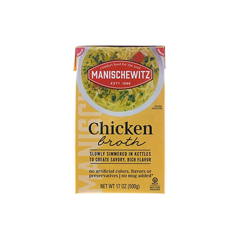 MANISCHEWITZ Aseptic Chicken Broth, 17 OZ