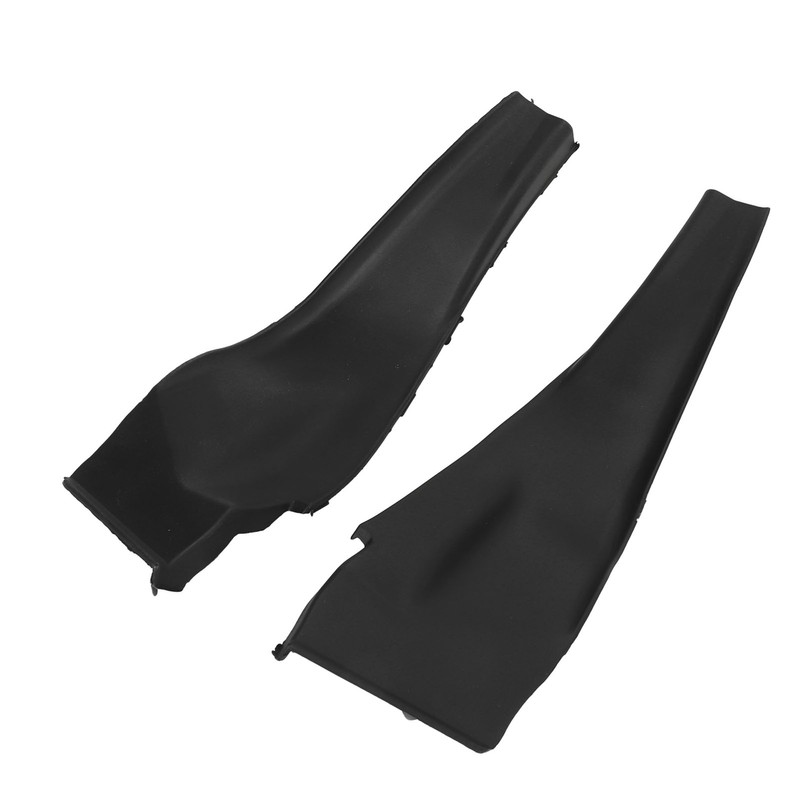1Pair Front Cowl Extension Trim Cover Black Left Right Windshield