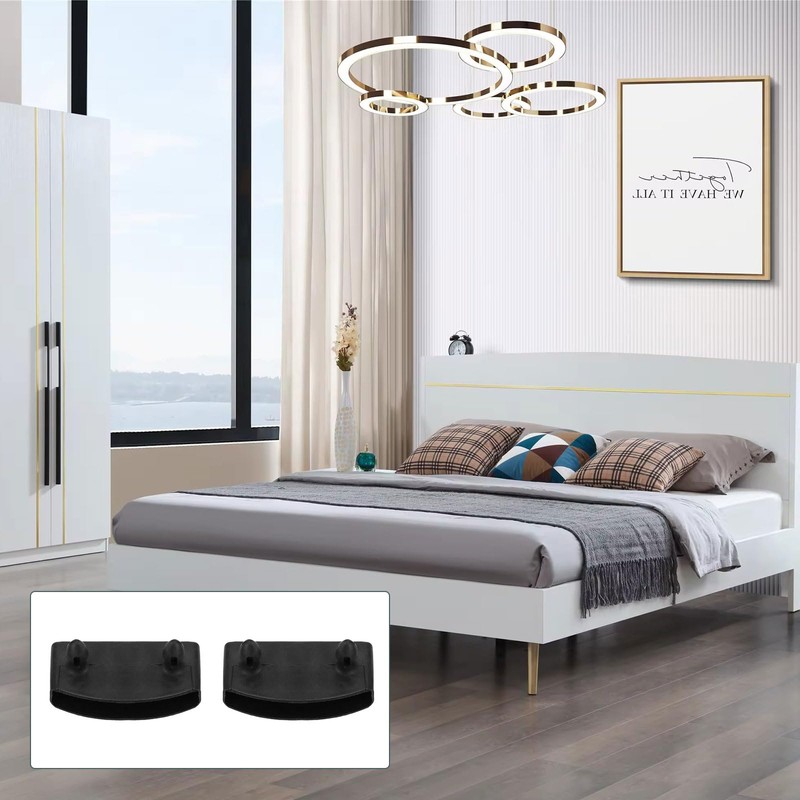 iwiio 12Pcs Bed Slat Holders, Bed Slat Caps, Side and
