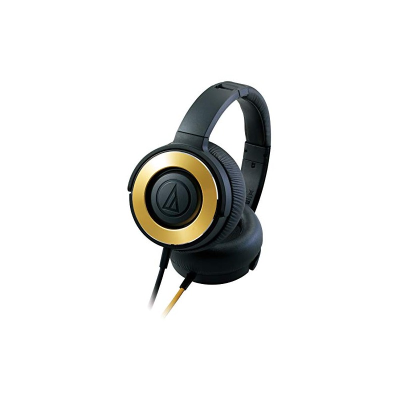Audio-Technica ATH-WS550 BGD Solid Bass Portable Headphones Black Gold