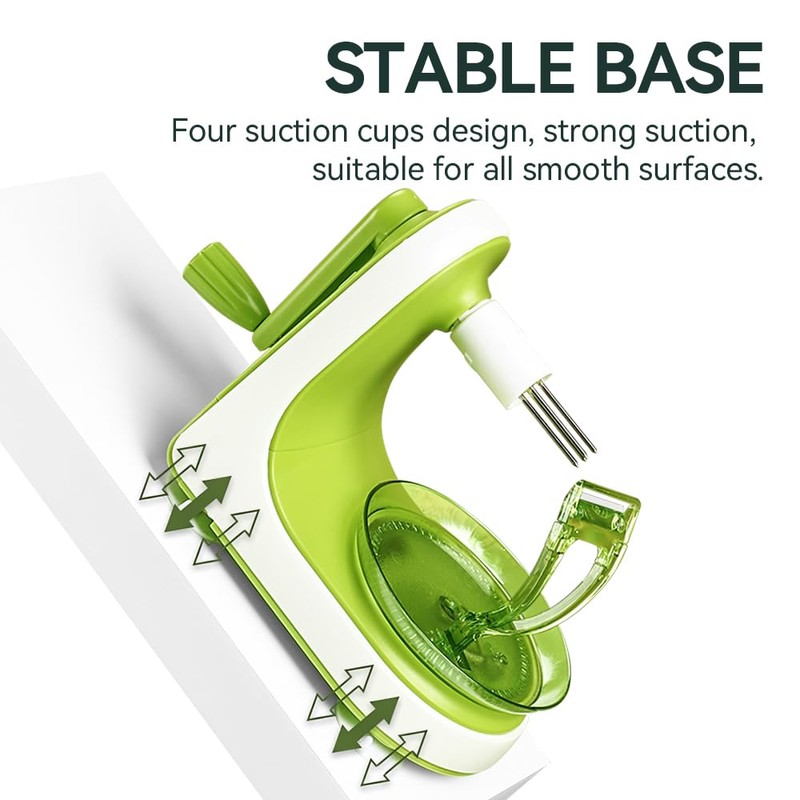 KEOUKE Manual Apple Peeler with Suction Base - Quick, Safe