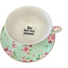 Three Black Cats Bone China "You've been poisoned- Bye" Tea