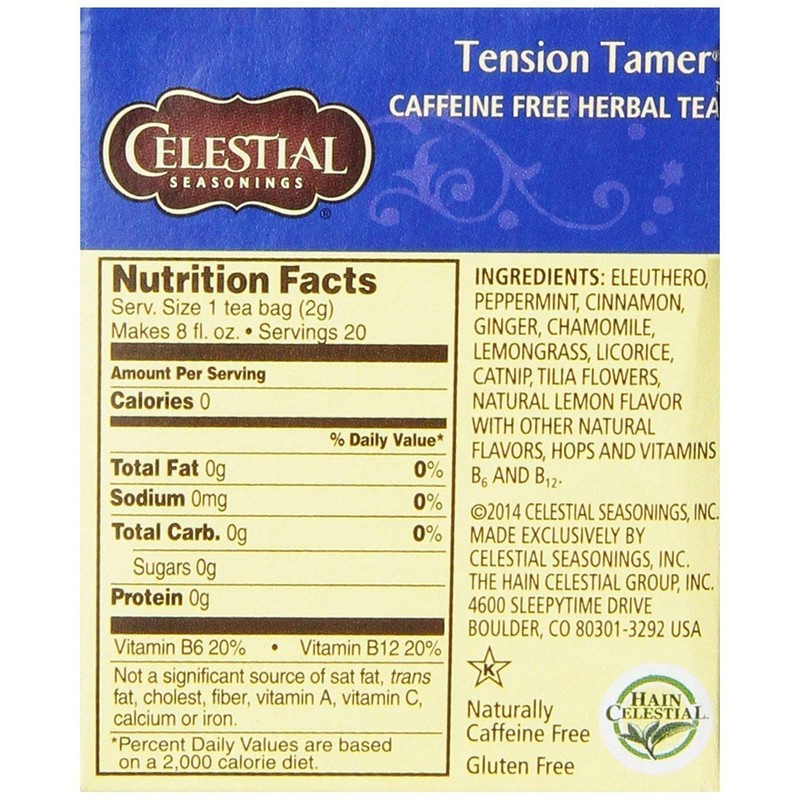 Celestial Seasonings Tension Tamer Herb Tea