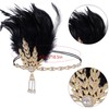 choyaxo 1920s Flapper Headpiece Set Roaring 20s Headpiece Great Gatsby