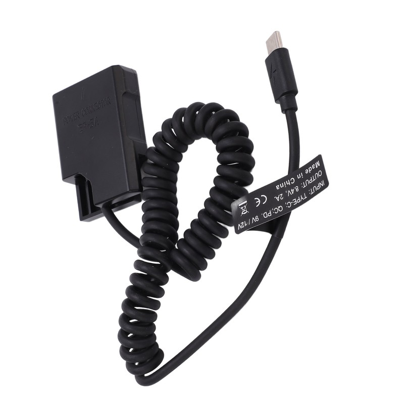 Type C Power Adapter DC Coupler ENEL14 Full Decoding Dummy