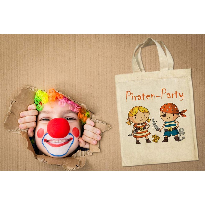 Clothinx Funny Children's Birthday Bag, Party Loot Bag with Choice