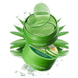 AKARY Parches Para Ojeras, Bolsas Y Arrugas. Mascarillas Para Ojos Con 98 De Aloe Y Colágeno. Cuidado Suavizante, Hidratante Y Reafirmante. Reduce... 
