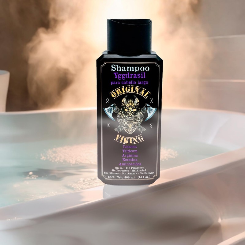 ORIGINAL VIKING | Shampoo Premium Yggdrasil Shampoo Nutritivo para Cabello