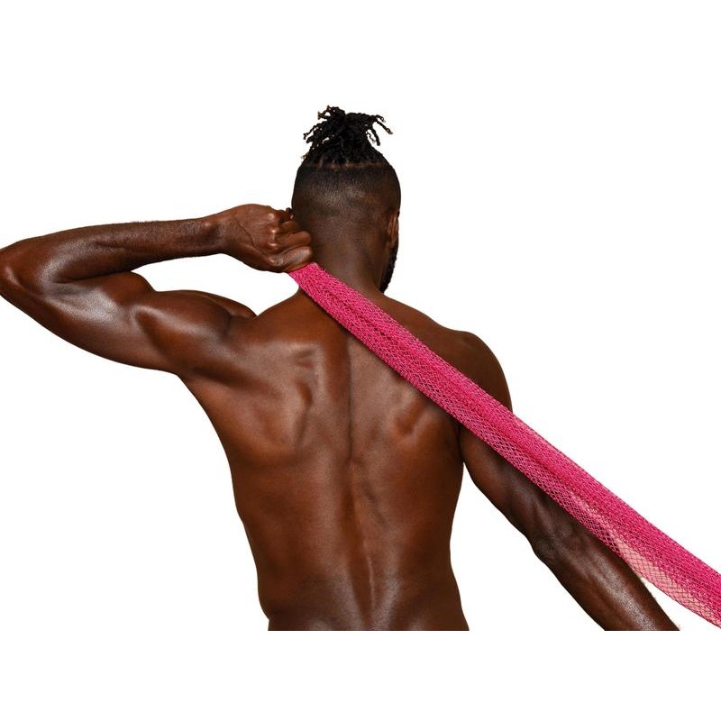 African Exfoliating Net Sponge, Ethically Sourced From Nigeria:_White