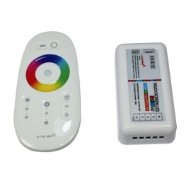 RGBW RGB+W RF Touch Controller Remote White + 5Key Remote Control 12.24V 10A