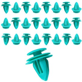 Mean Mug Auto 3132-20203A 100x Door Trim Panel Retainer 9mm Hole Clips for Toyota - Replaces OEM #: 90467-10188, 90467-A0005