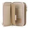 Julia Buxton Pebble RFID Ultimate Double Zip Organizer® White Pepper