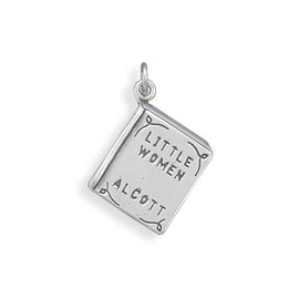 Little Women Book Charm Sterling Silver