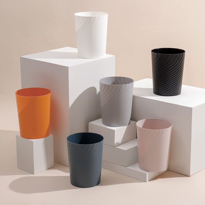 UUJOLY - cubeta de basura de plástico para baños, cocinas,