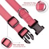 Reflective Dog Collar with Buckle Adjustable Safety Nylon Collars for