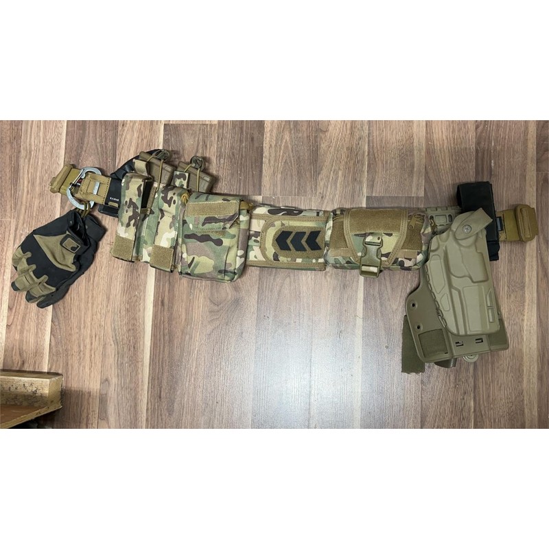 BOMTURN Battle Belt Tactical With Accessories: Duty Law Enforcement Combat