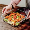 2.4QT Square Glass Baking Dish - 9x9In Square Baking Dish