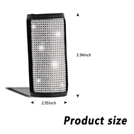 Bling Handbrake Cover for Women,Men Universal Diamond Rhinestone Car Hand Brake Protector from Scratch,Glitter Crystal Car Decor for Women/Girls/Ladies Bling Car Accessories (Bling-001)