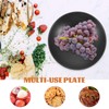 Cabilock Ceramic Fruit Bowl Footed Food Bowl Kitchen Counter Decorative